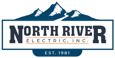 North River Electric - Logo - White Outline